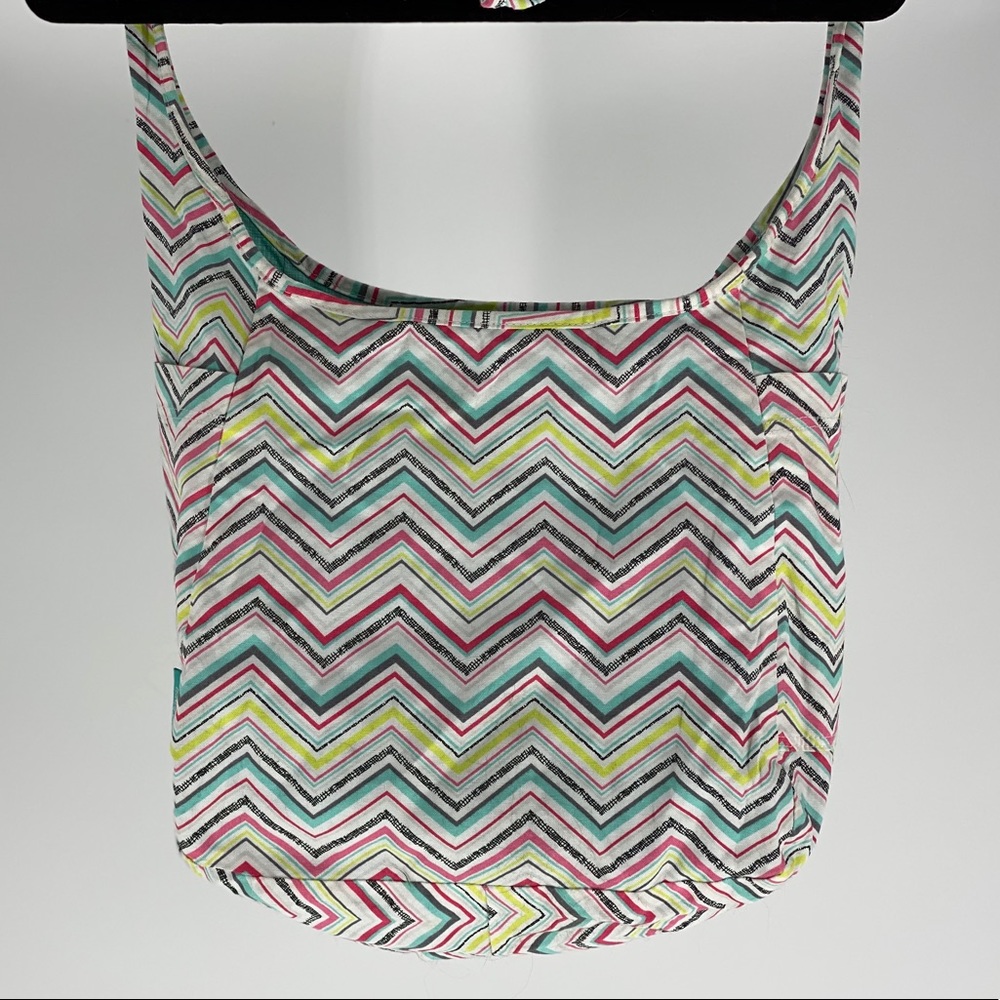 Thirty One Hobo Crossbody Tote Party Punch Chevron